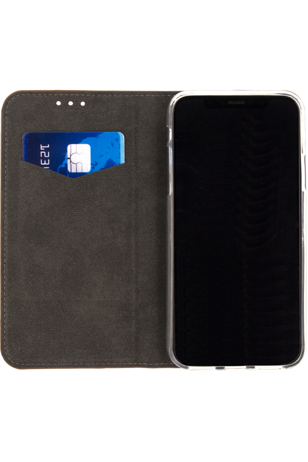 Mobilize Premium Gelly Book Case Apple Iphone X/Xs Brown - Afbeelding 3