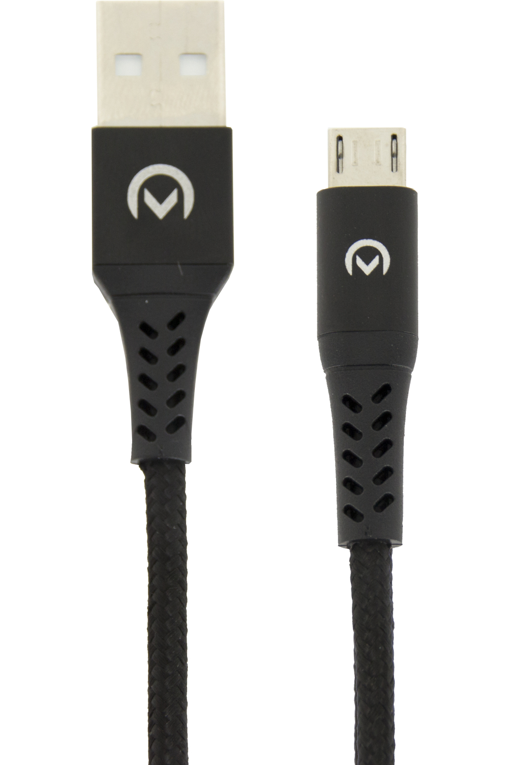 Mobilize Strong Nylon Cable Usb To Micro Usb 1M. 12W Black - Afbeelding 4