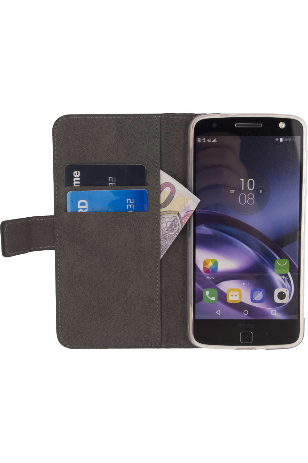 Mobilize Classic Gelly Wallet Book Case Motorola Moto Z2 Force Black - Afbeelding 3
