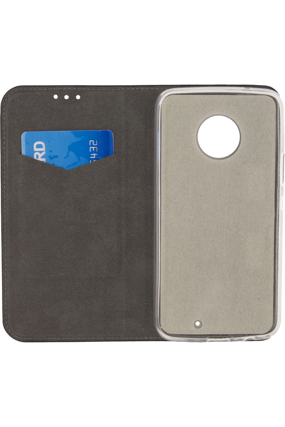 Mobilize Premium Gelly Book Case Motorola Moto X4 Black - Afbeelding 3