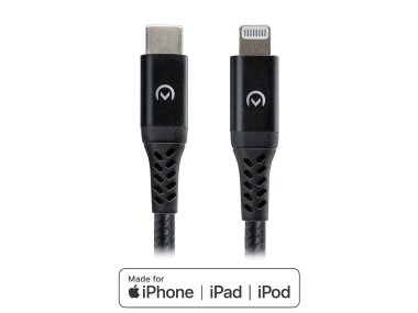 Mobilize Strong Nylon Cable Usb-C To Mfi Lightning 2M. 60W Black