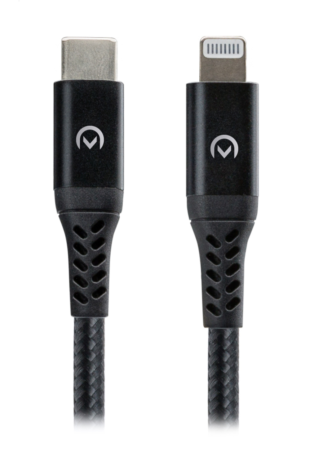 Mobilize Strong Nylon Cable Usb-C To Mfi Lightning 2M. 60W Black - Afbeelding 2