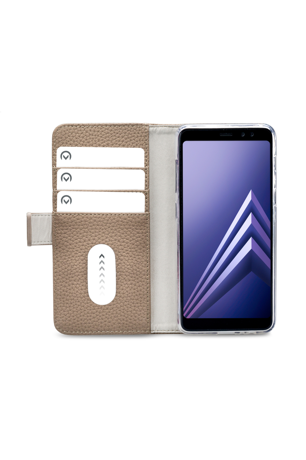 Mobilize Elite Gelly Wallet Book Case Samsung Galaxy A8 2018 Taupe - Afbeelding 3