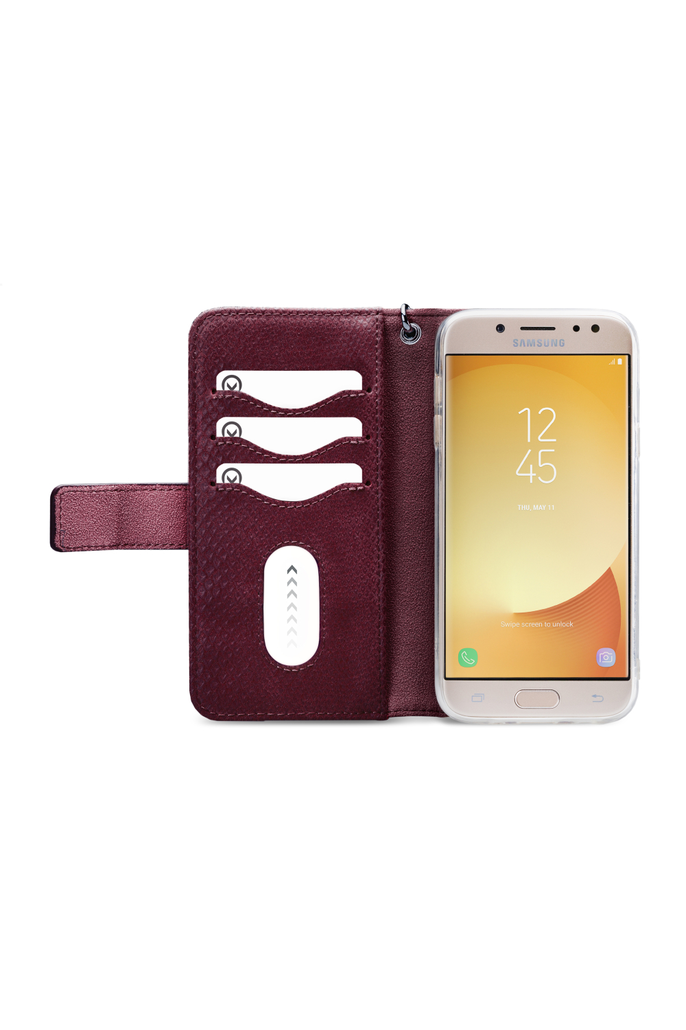 Mobilize 2In1 Gelly Zipper Case Samsung Galaxy J5 2017 Bordeaux - Afbeelding 3