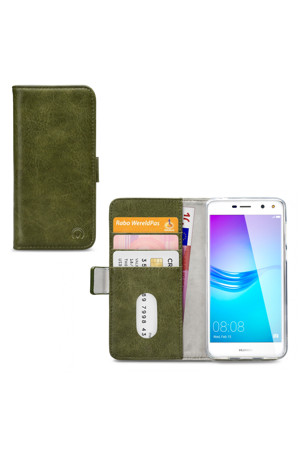 Mobilize Elite Gelly Wallet Book Case Huawei Y5 2017/Y6 2017 Green