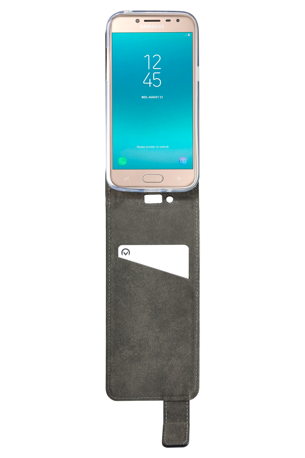 Mobilize Classic Gelly Flip Case Samsung Galaxy J2 Pro 2018 Black - Afbeelding 3