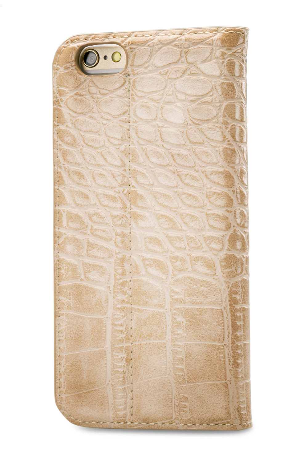 Mobilize Premium Gelly Book Case Apple Iphone 6/6S Alligator Peanut Brown - Afbeelding 2