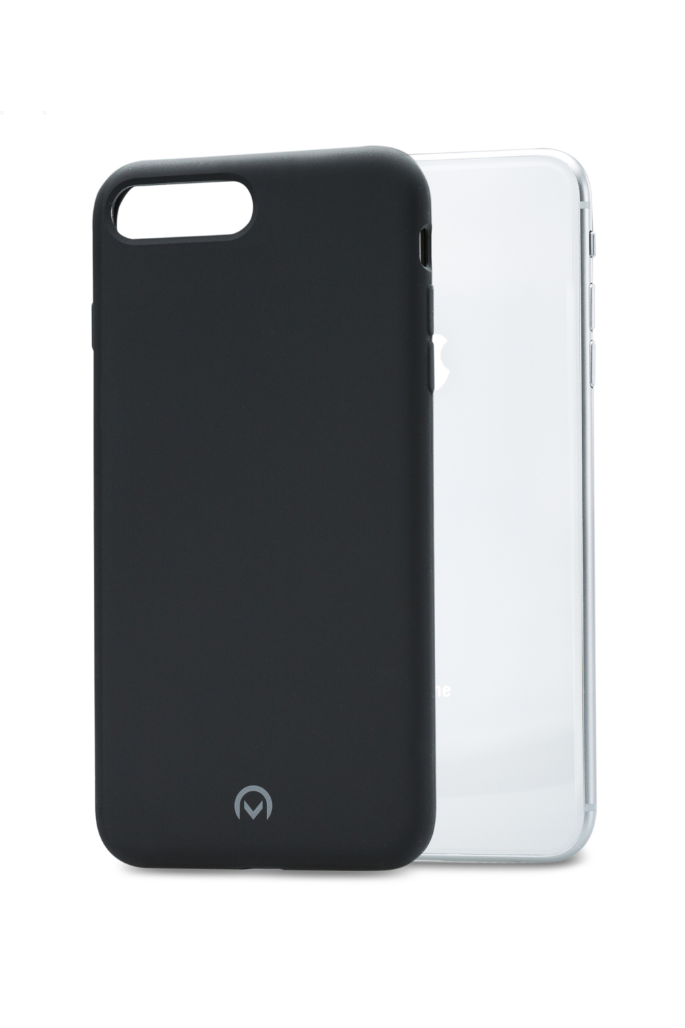 Mobilize Solid Silicone Case Apple Iphone 7 Plus/8 Plus Black