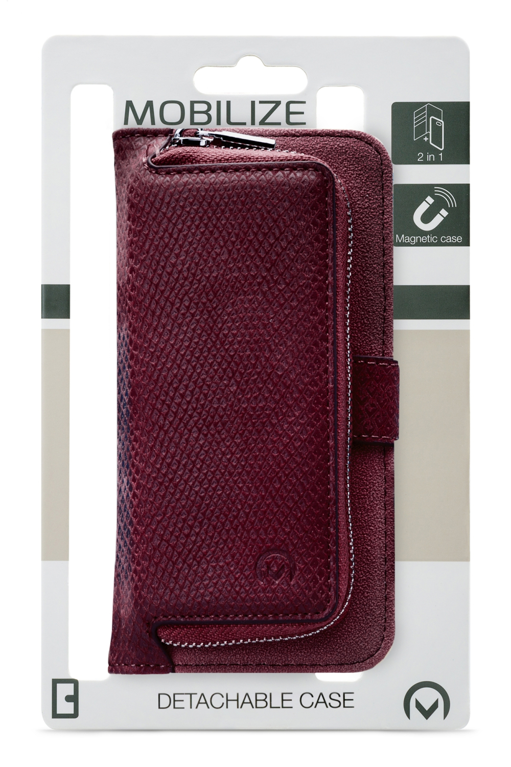Mobilize 2In1 Gelly Zipper Case Samsung Galaxy S9 Bordeaux - Afbeelding 7