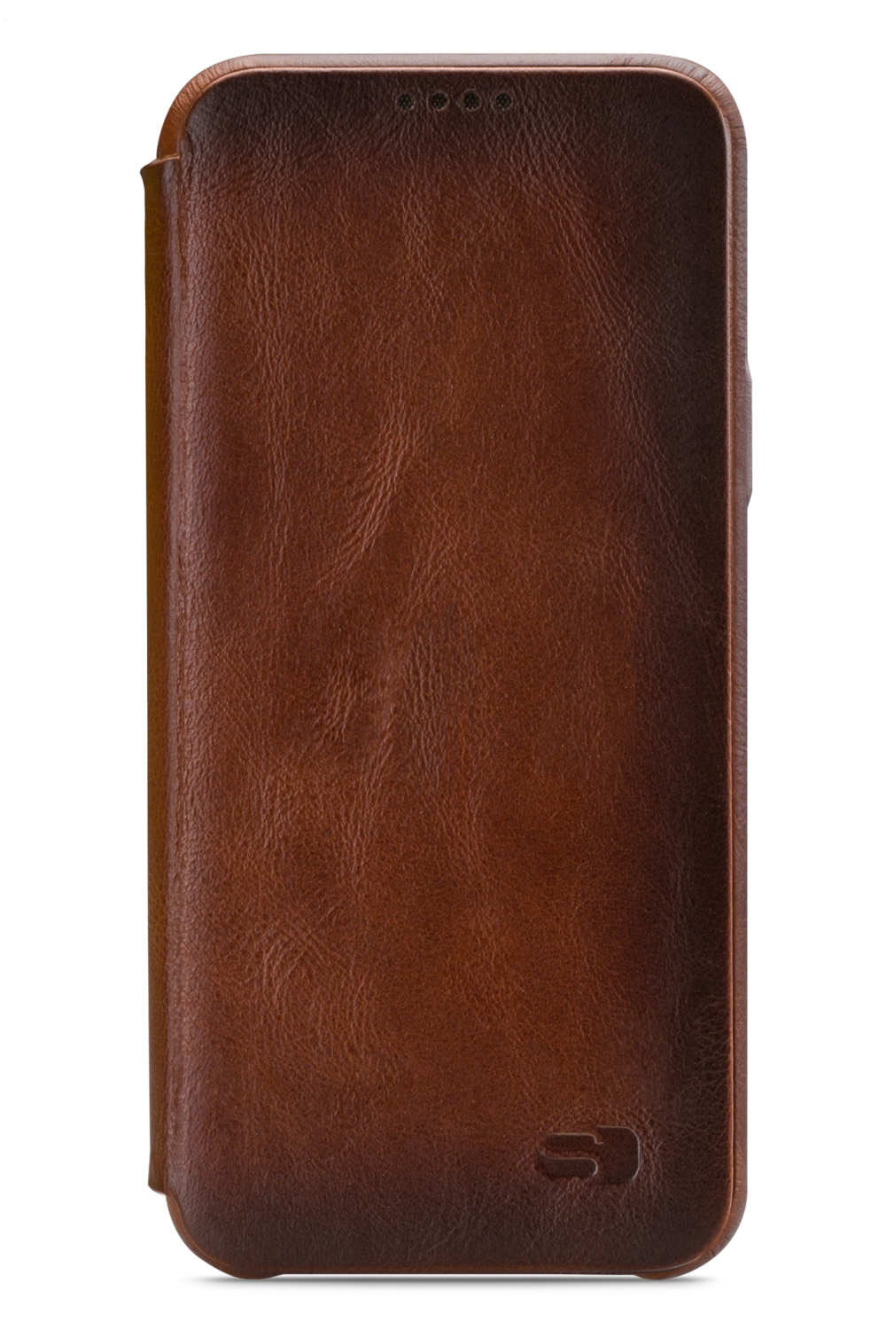 Senza Desire Skinny Leather Wallet Samsung Galaxy S9 Burned Cognac
