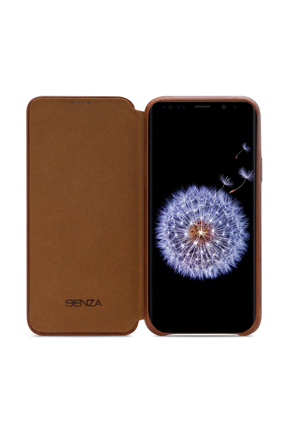 Senza Desire Skinny Leather Wallet Samsung Galaxy S9 Burned Cognac - Afbeelding 3