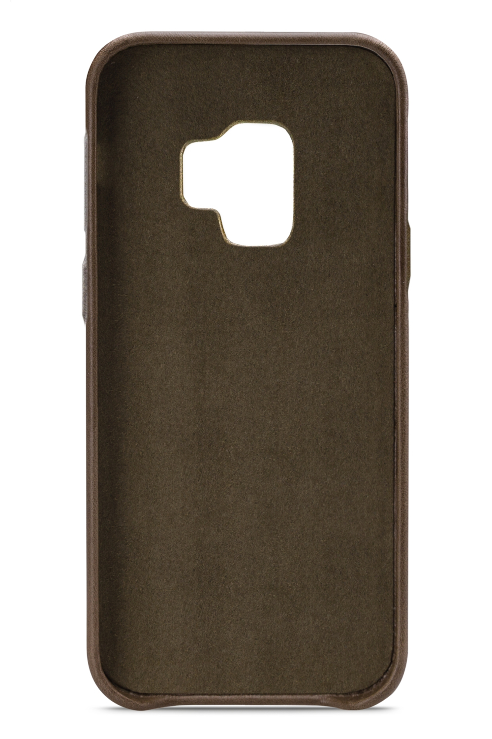 Senza Desire Leather Cover With Card Slot Samsung Galaxy S9 Burned Olive - Afbeelding 2