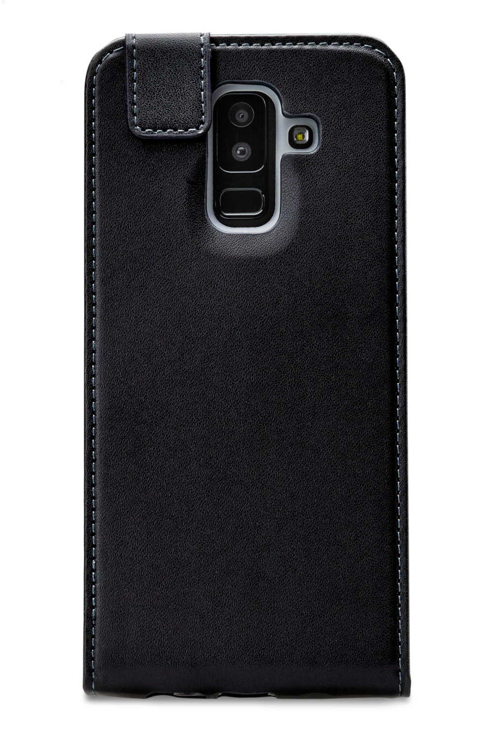 Mobilize Classic Gelly Flip Case Samsung Galaxy A6+ 2018 Black - Afbeelding 2