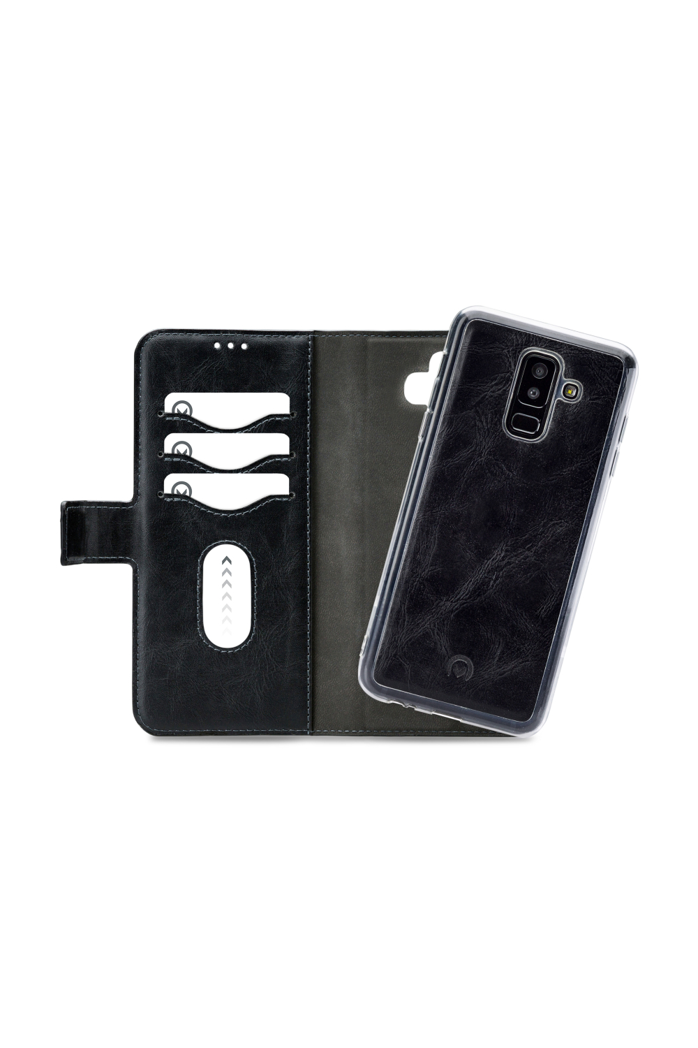 Mobilize 2In1 Gelly Wallet Case Samsung Galaxy A6+ 2018 Black - Afbeelding 4