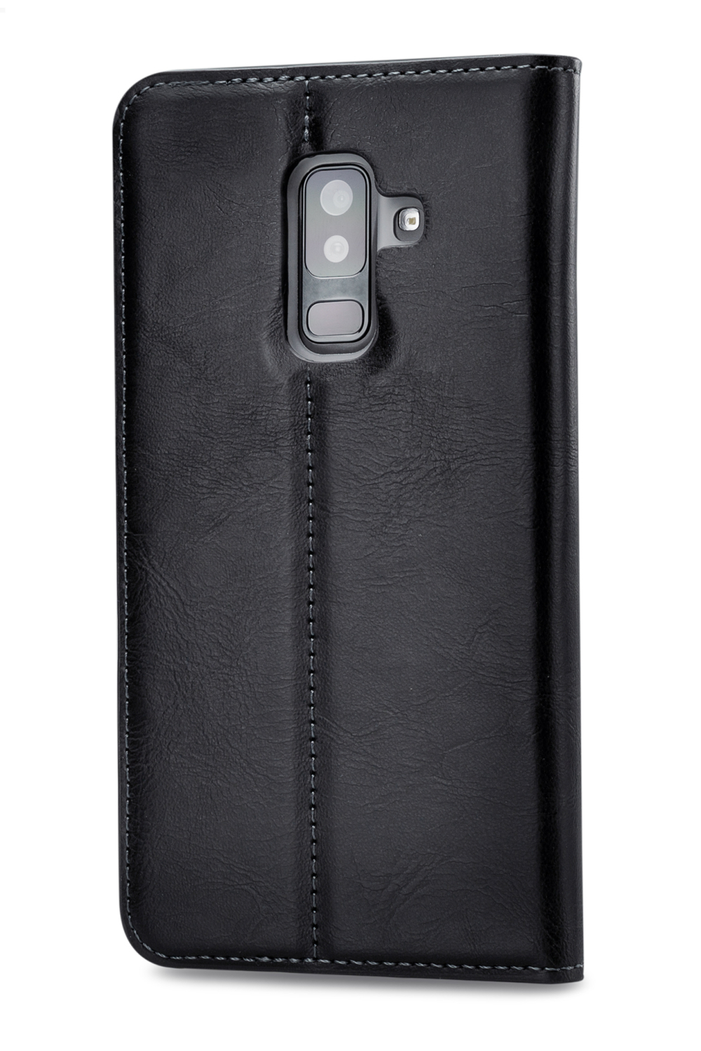 Mobilize Premium Gelly Book Case Samsung Galaxy A6+ 2018 Black - Afbeelding 2