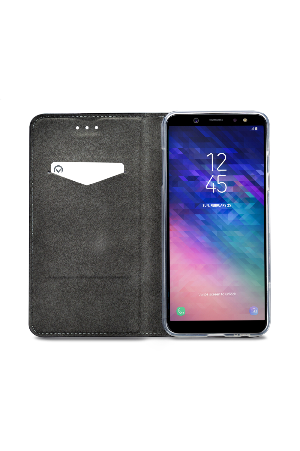 Mobilize Premium Gelly Book Case Samsung Galaxy A6+ 2018 Black - Afbeelding 3