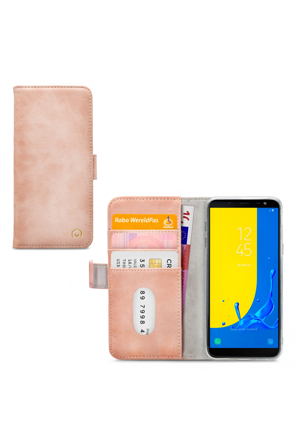 Mobilize Elite Gelly Wallet Book Case Samsung Galaxy J6 2018 Soft Pink