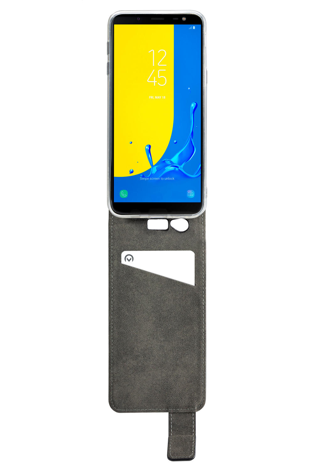 Mobilize Classic Gelly Flip Case Samsung Galaxy J6 2018 Black - Afbeelding 3
