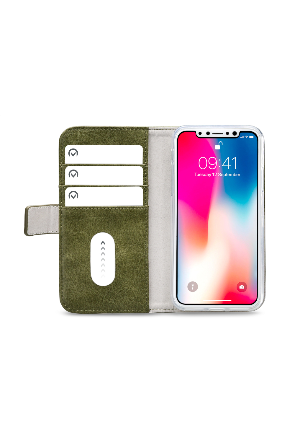 Mobilize Elite Gelly Wallet Book Case Apple Iphone Xs Max Green - Afbeelding 4