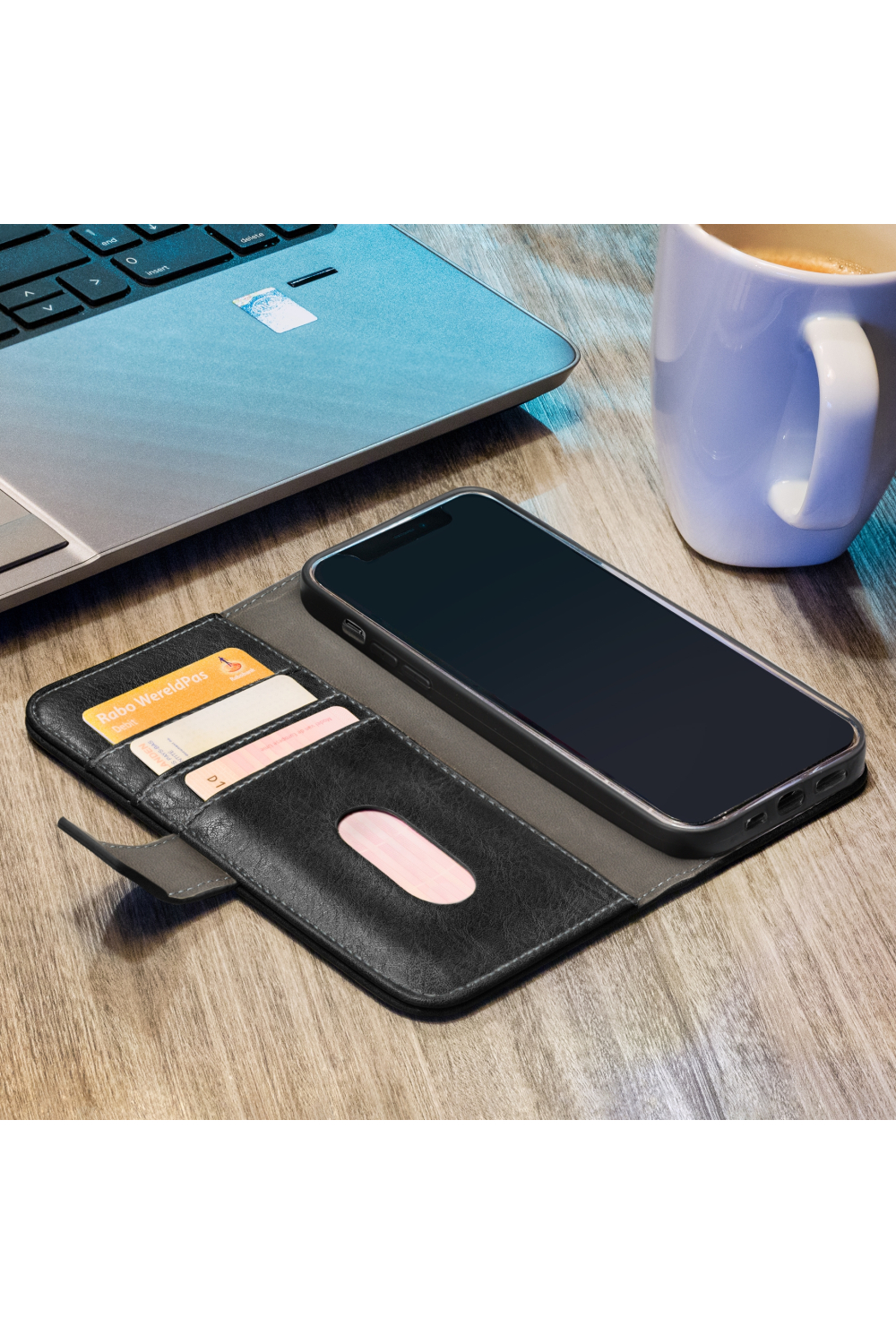 Mobilize Elite Gelly Wallet Book Case Sony Xperia Xz3 Black - Afbeelding 4