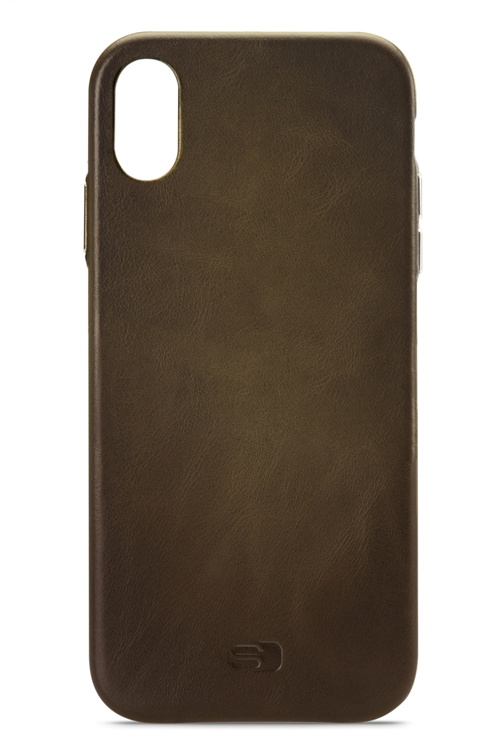 Senza Desire Leather Cover Apple Iphone Xs Max Burned Olive