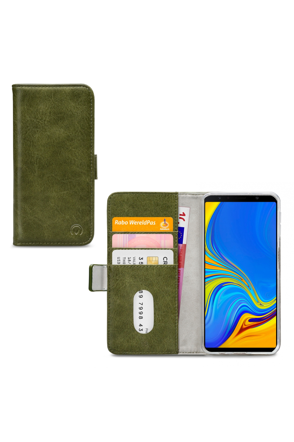 Mobilize Elite Gelly Wallet Book Case Samsung Galaxy A7 2018 Green