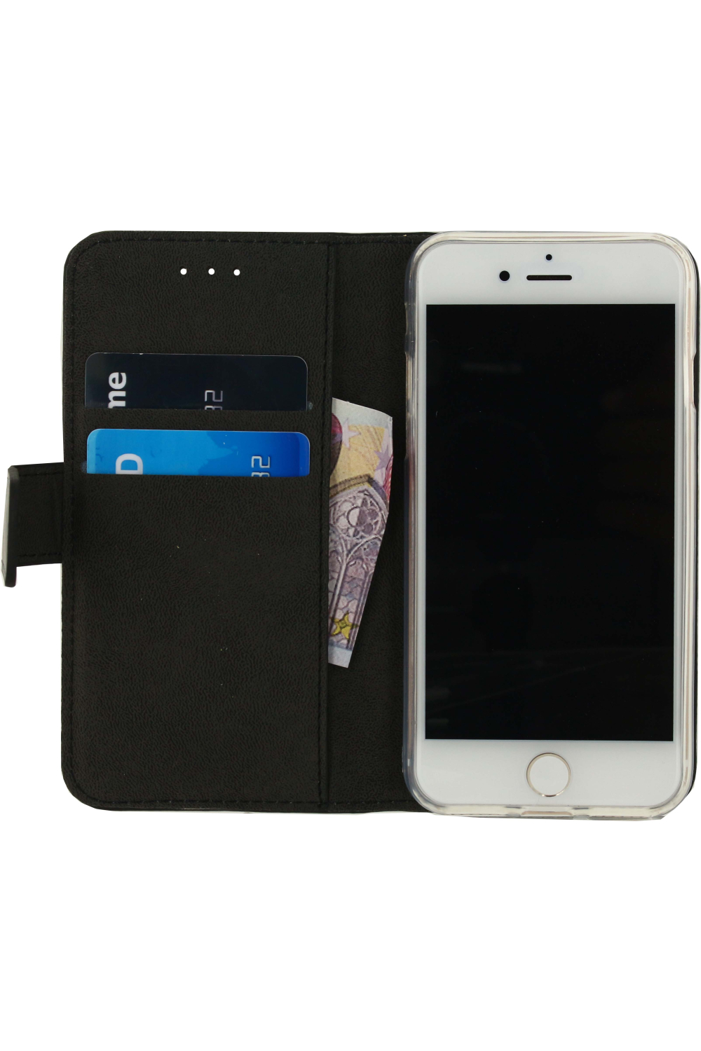 Mobilize Classic Gelly Wallet Book Case Apple Iphone 6/6S/7/8/Se (2020/2022) Black - Afbeelding 3