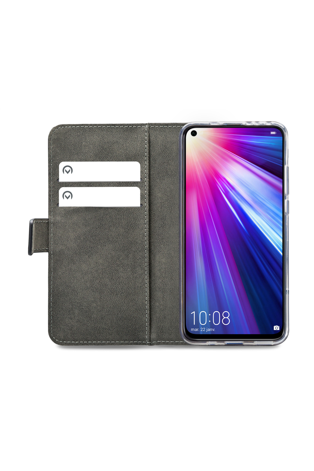 Mobilize Classic Gelly Wallet Book Case Honor View 20 Black - Afbeelding 3