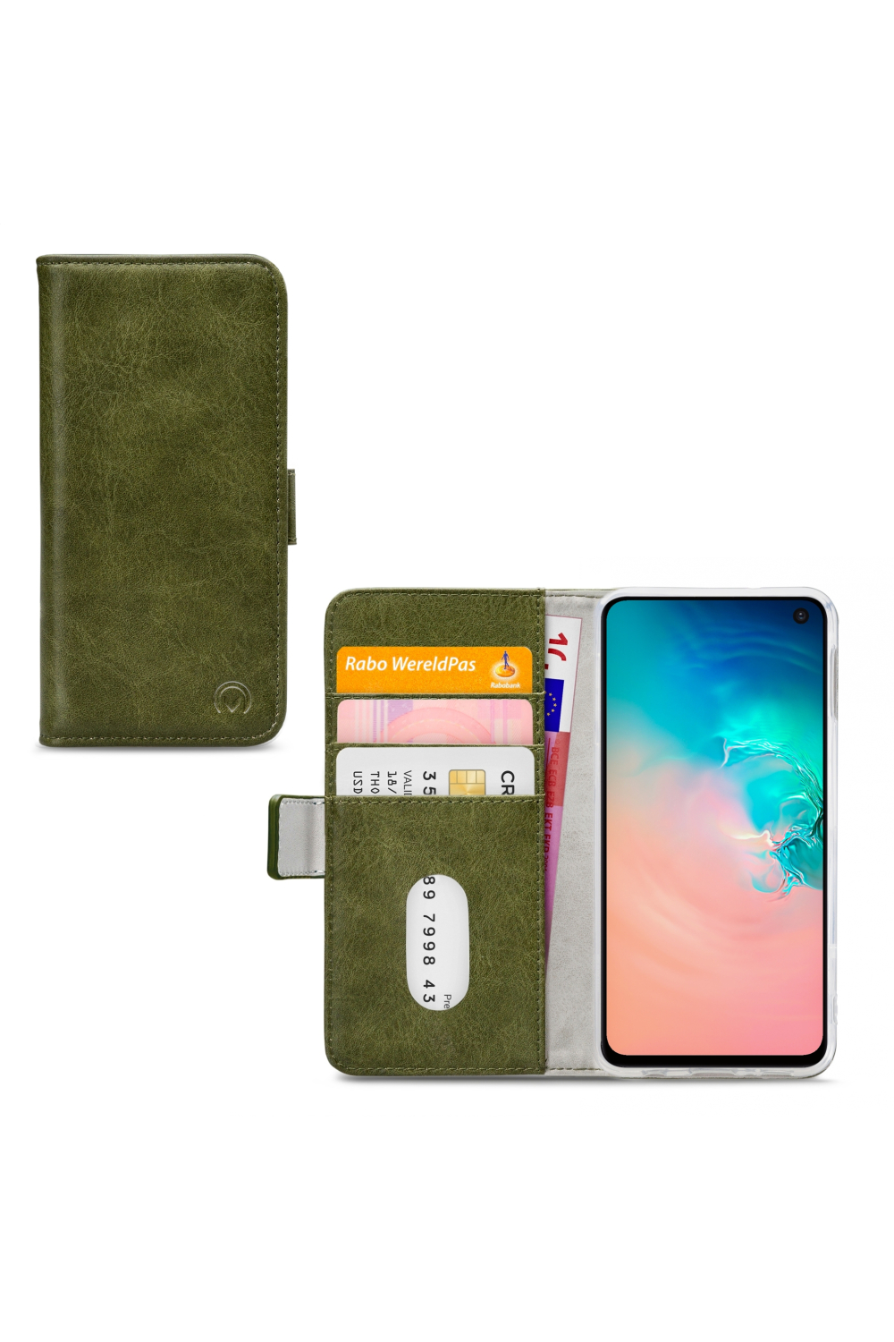Mobilize Elite Gelly Wallet Book Case Samsung Galaxy S10E Green