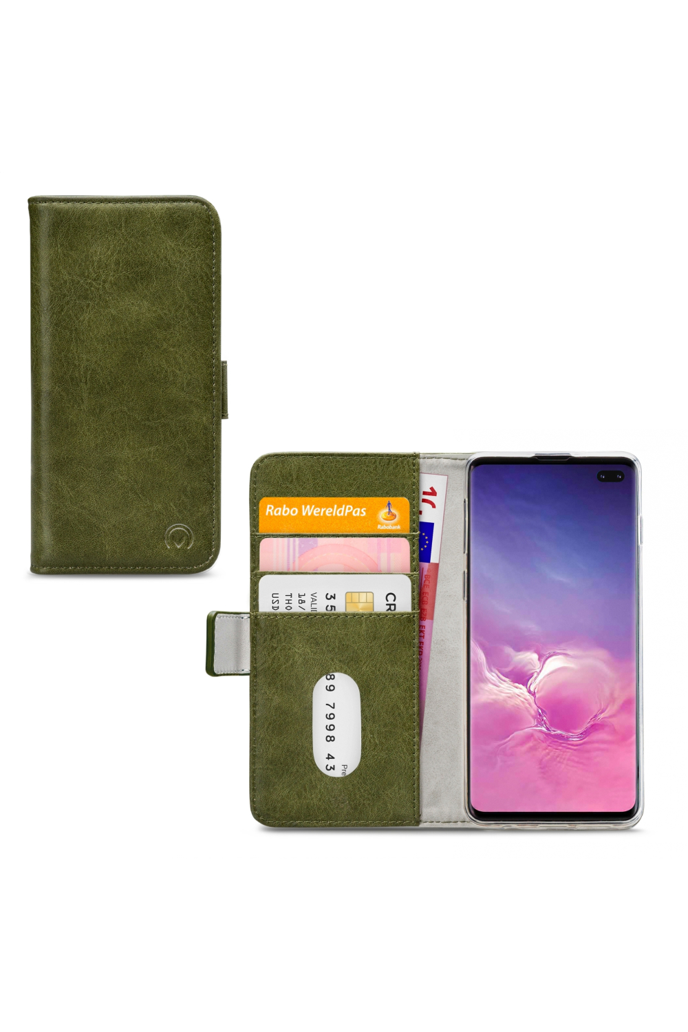 Mobilize Elite Gelly Wallet Book Case Samsung Galaxy S10+ Green