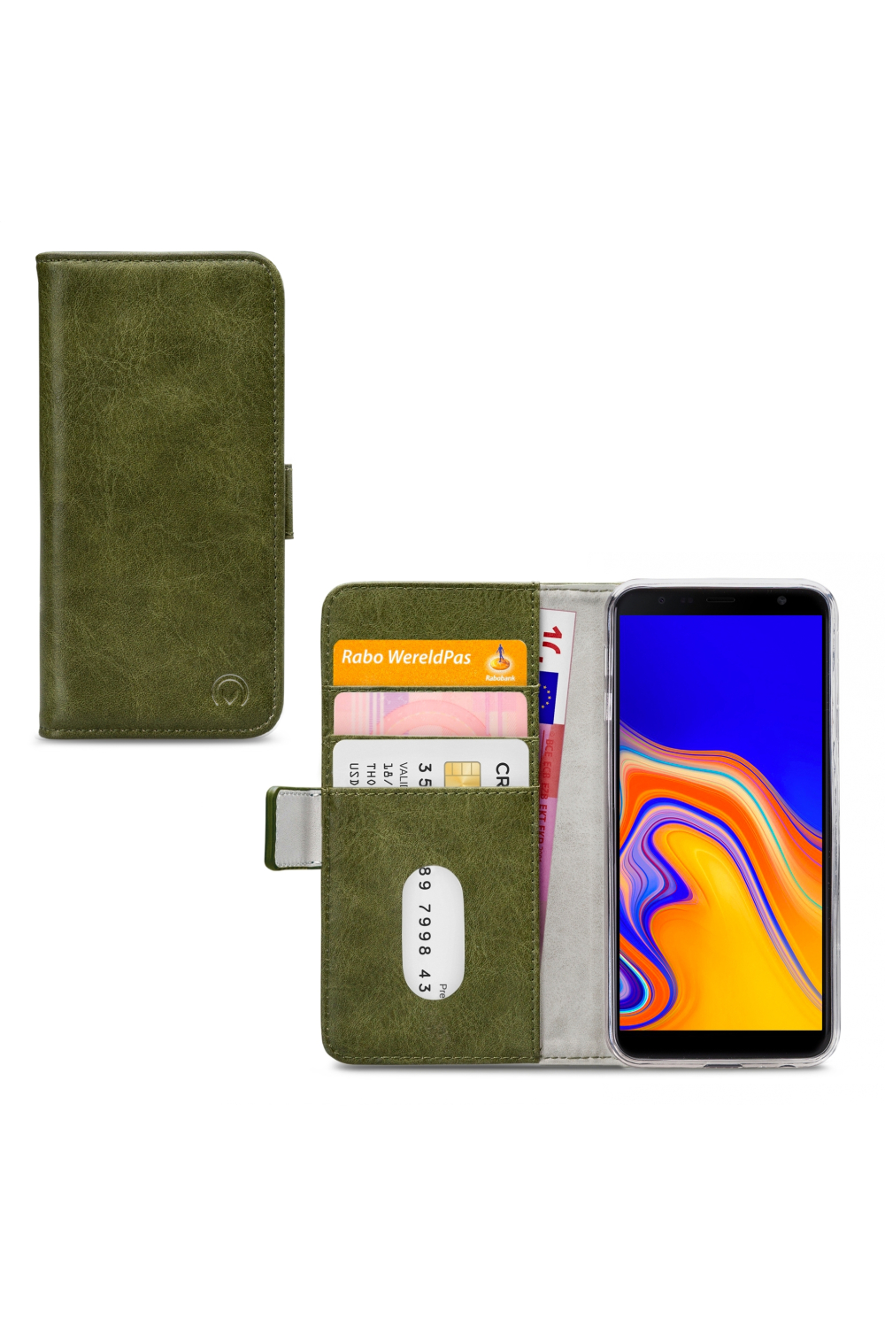 Mobilize Elite Gelly Wallet Book Case Samsung Galaxy J4+ Green