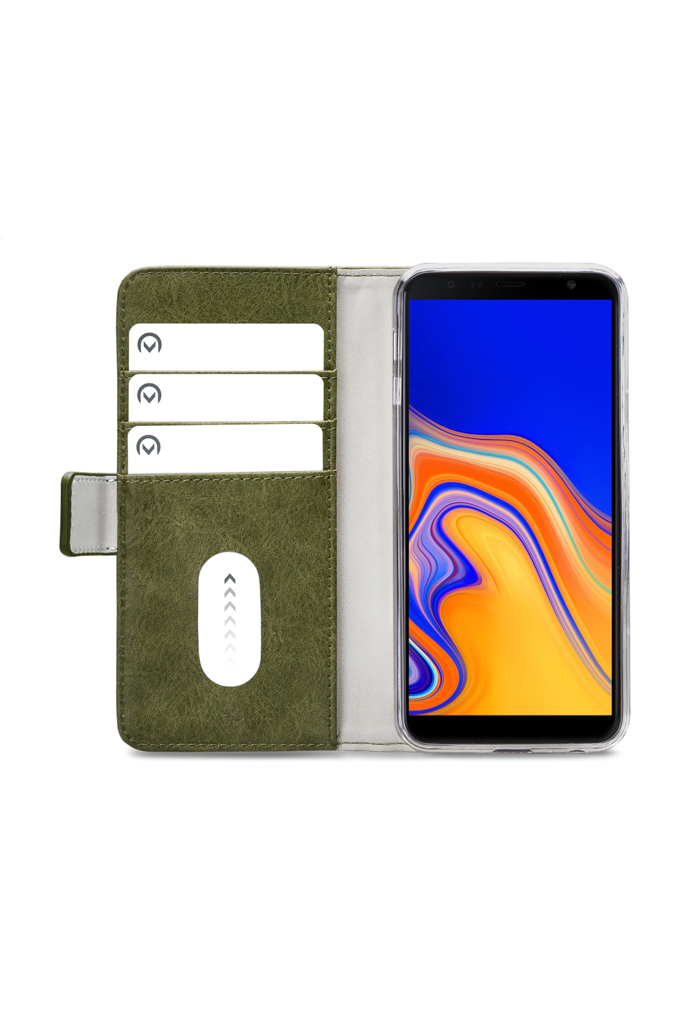 Mobilize Elite Gelly Wallet Book Case Samsung Galaxy J4+ Green - Afbeelding 4