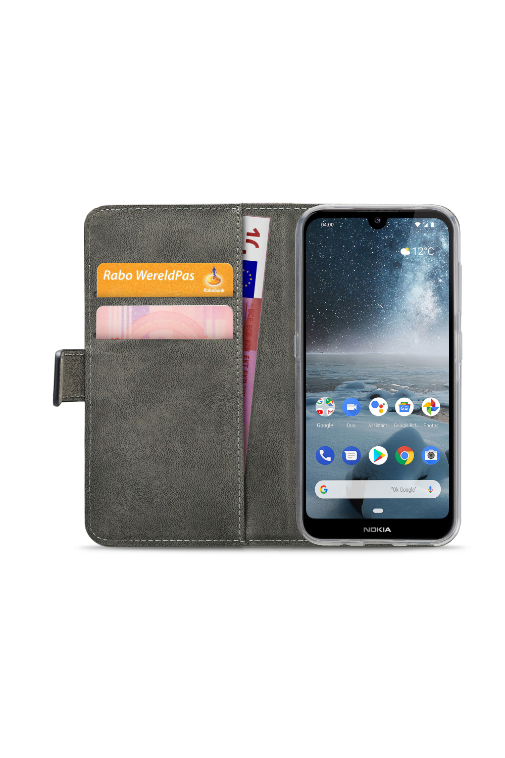 Mobilize Classic Gelly Wallet Book Case Nokia 4.2 Black - Afbeelding 3