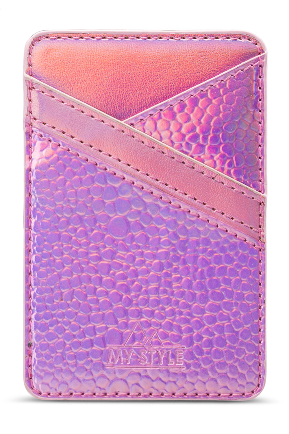 My Style Universal Sticky Card Pocket Pink Shimmer