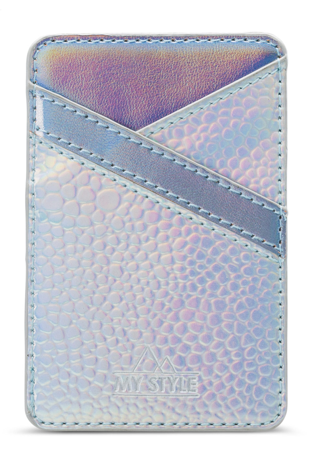 My Style Universal Sticky Card Pocket Silver Shimmer