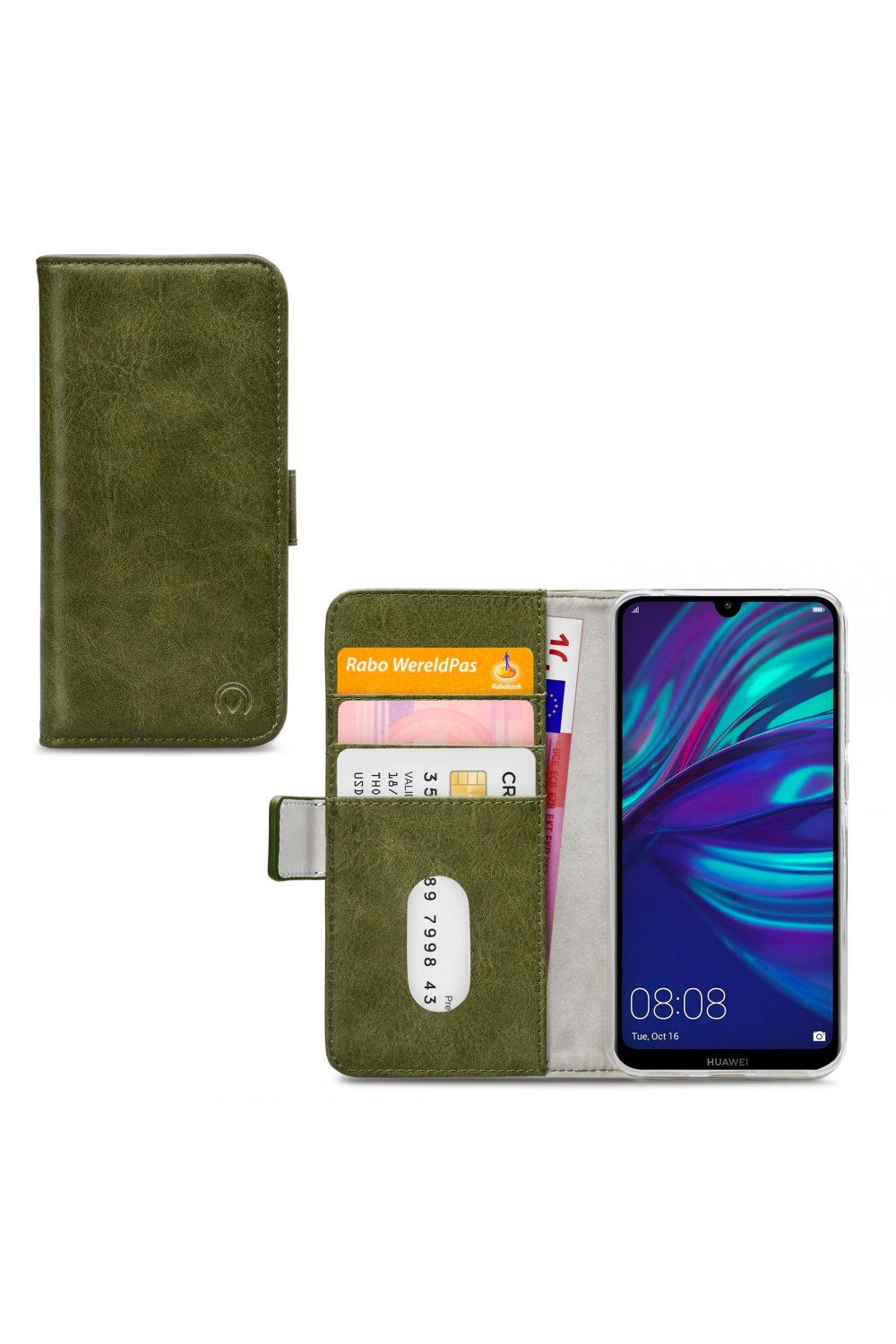Mobilize Elite Gelly Wallet Book Case Huawei Y7 2019 Green