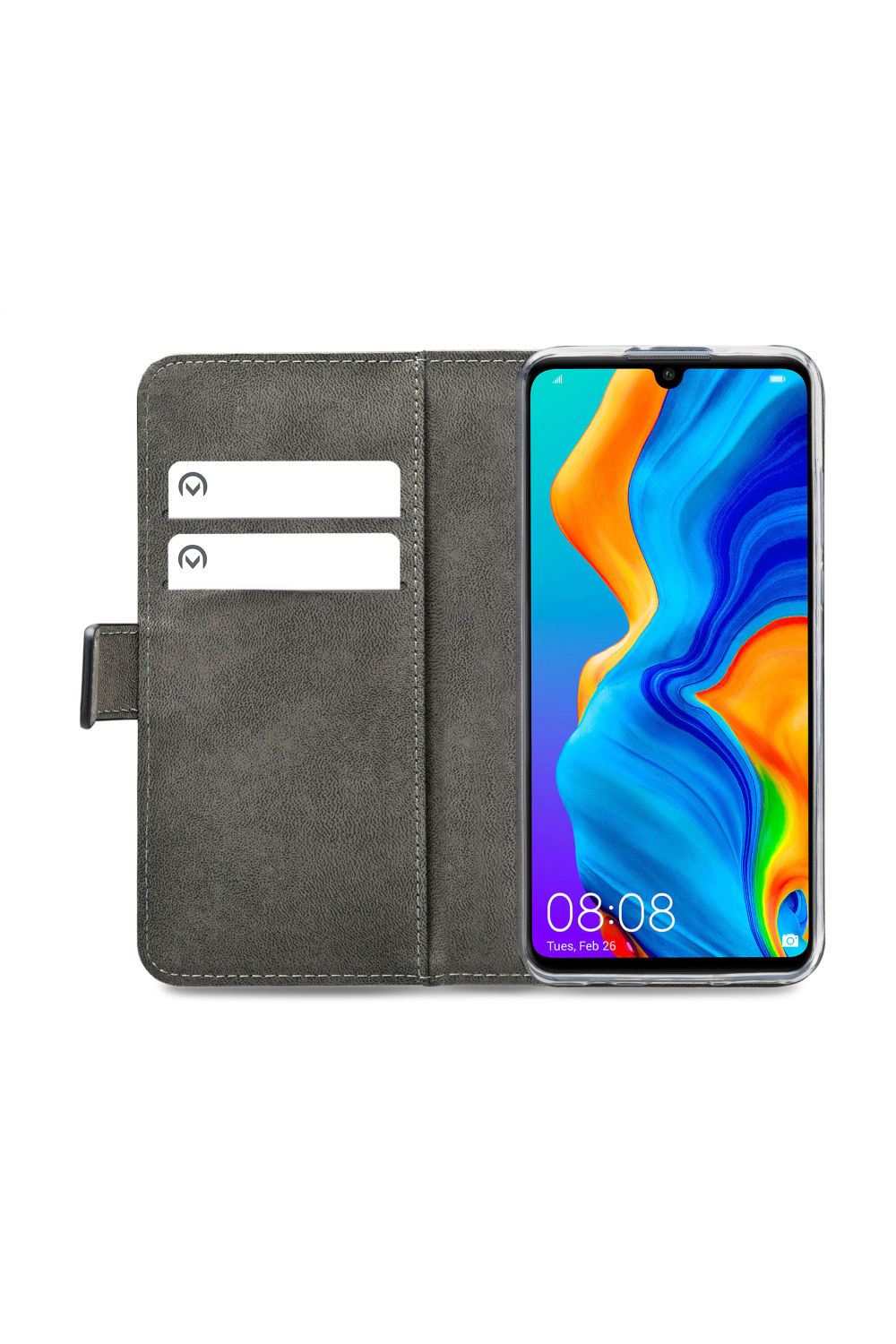 Mobilize Classic Gelly Wallet Book Case Huawei P30 Lite/P30 Lite New Edition Black - Afbeelding 3