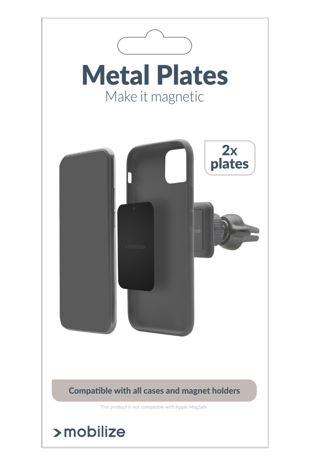 Mobilize Metal Plates 2-Pack Black - Afbeelding 5