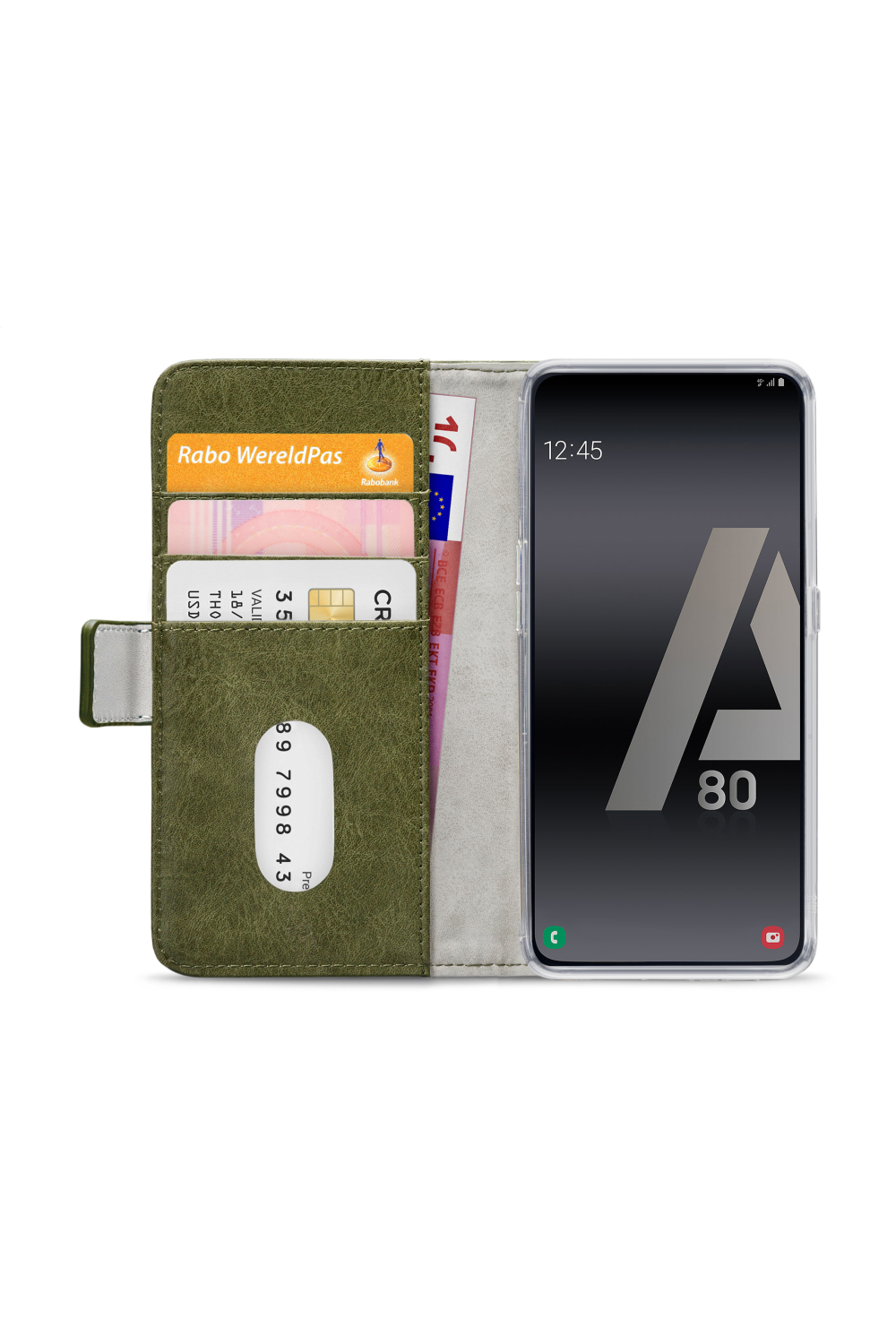 Mobilize Elite Gelly Wallet Book Case Samsung Galaxy A80 Green - Afbeelding 4