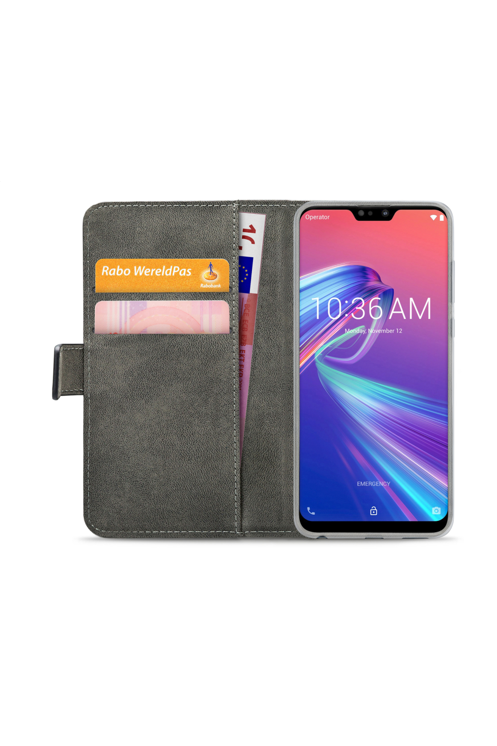 Mobilize Classic Gelly Wallet Book Case Asus Zenfone Max Pro (M2) Zb631Kl Black - Afbeelding 3