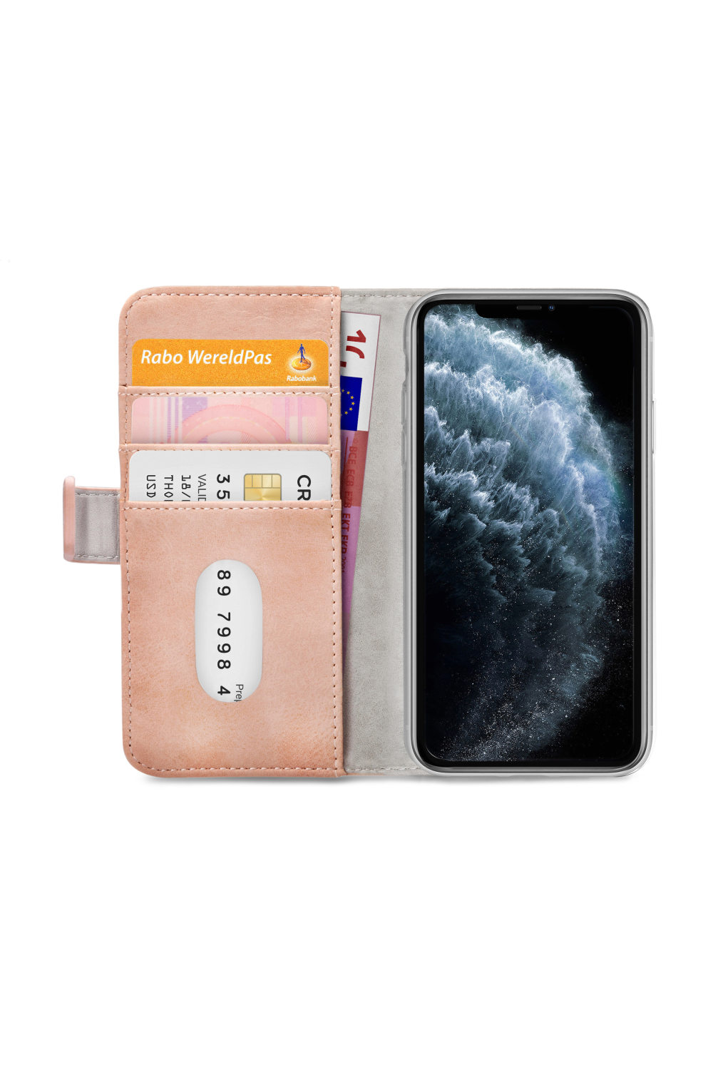 Mobilize Elite Gelly Wallet Book Case Apple Iphone 11 Pro Soft Pink - Afbeelding 4