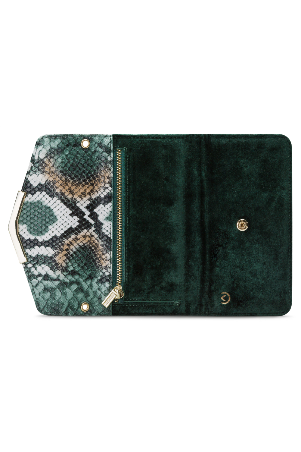 Mobilize 2In1 Gelly Velvet Clutch For Apple Iphone 6 Plus/6S Plus/7 Plus/8 Plus Green Snake - Afbeelding 5