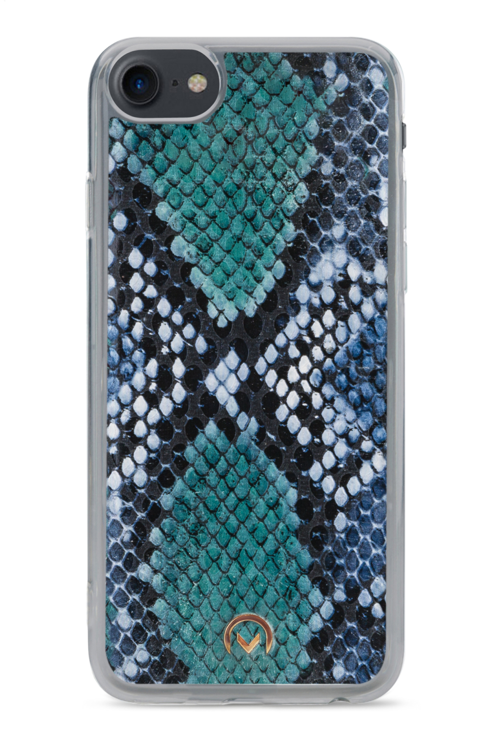 Mobilize 2In1 Gelly Velvet Clutch For Apple Iphone 6/6S/7/8/Se (2020/2022) Royal Blue Snake - Afbeelding 6
