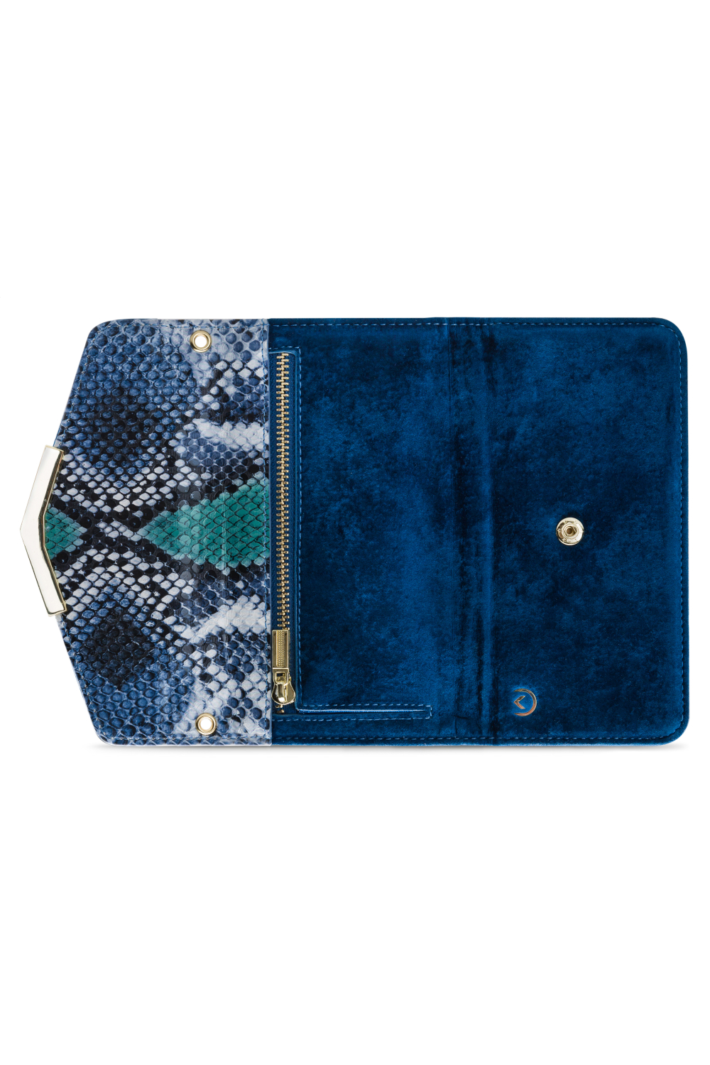 Mobilize 2In1 Gelly Velvet Clutch For Apple Iphone Xr Royal Blue Snake - Afbeelding 5