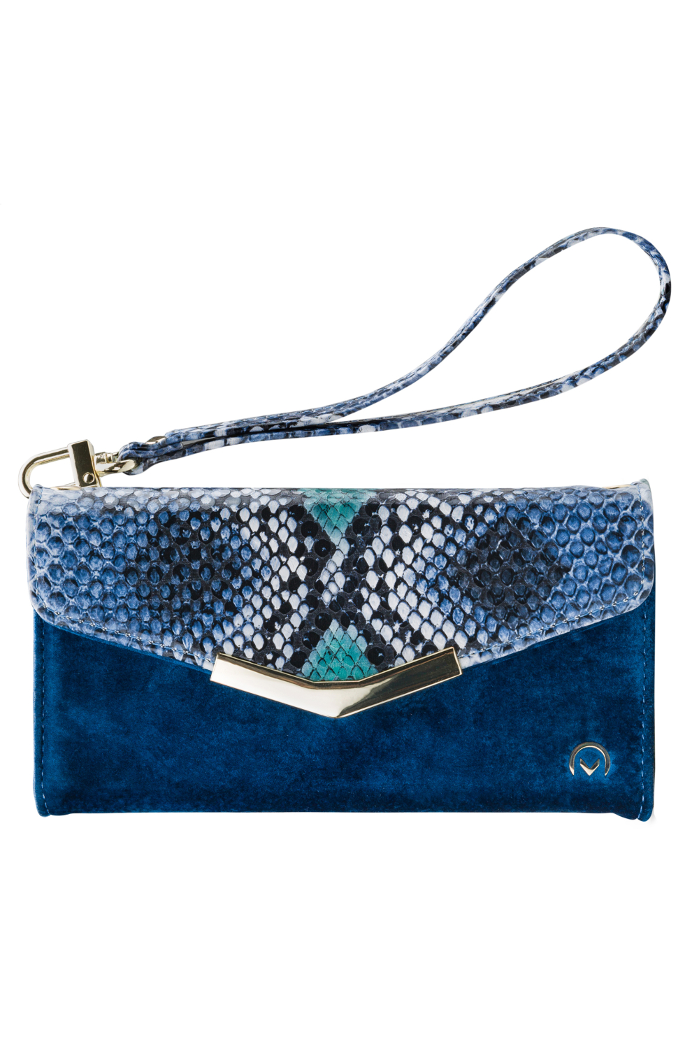Mobilize 2In1 Gelly Velvet Clutch For Samsung Galaxy S9 Royal Blue Snake