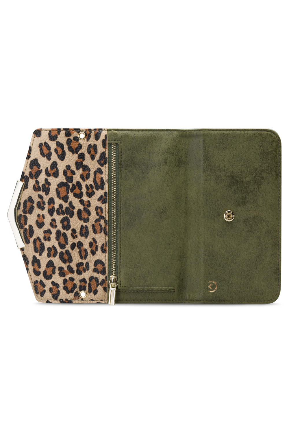 Mobilize 2In1 Gelly Clutch For Apple Iphone 6 Plus/6S Plus/7 Plus/8 Plus Green Leopard - Afbeelding 5