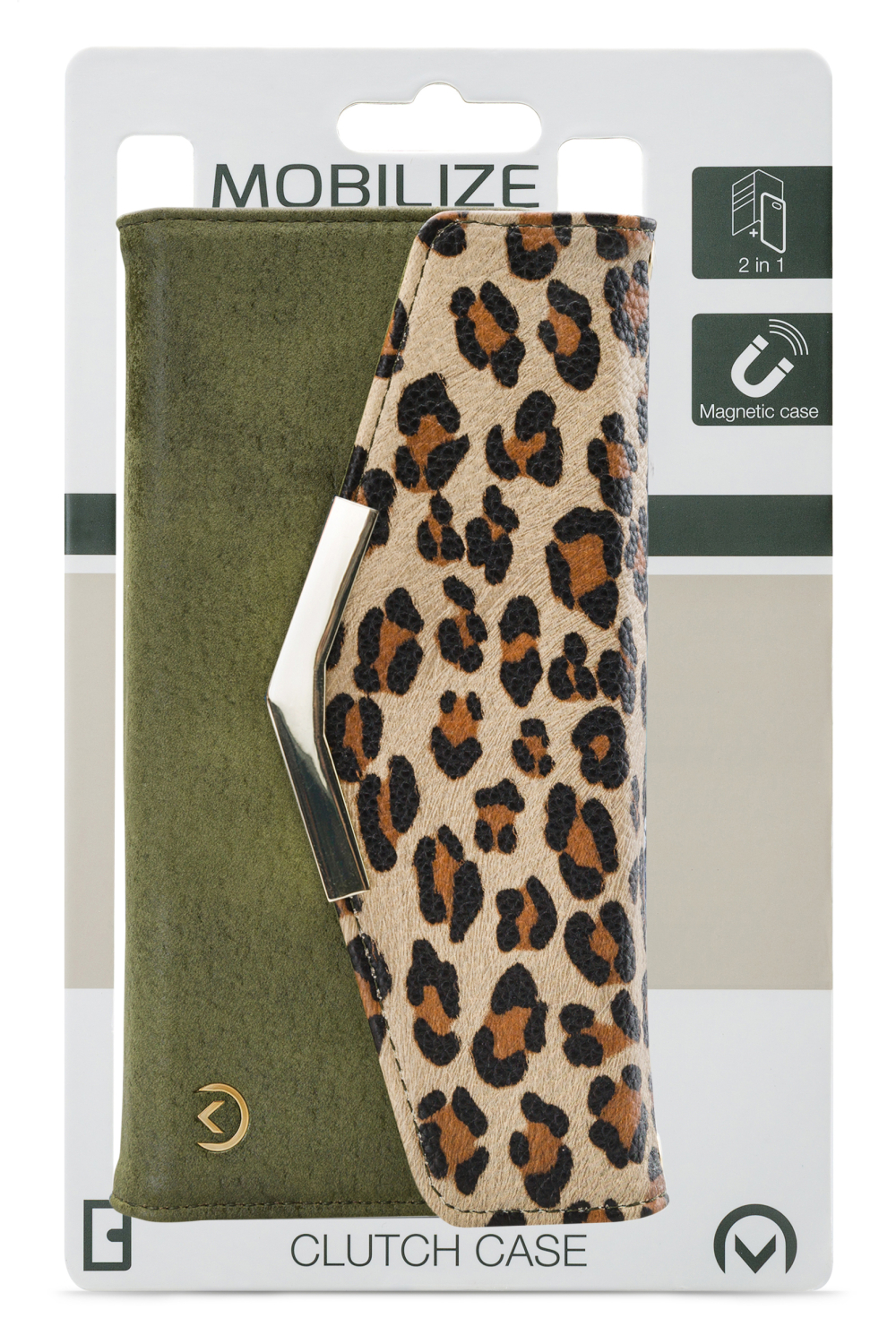Mobilize 2In1 Gelly Clutch For Apple Iphone 6 Plus/6S Plus/7 Plus/8 Plus Green Leopard - Afbeelding 8