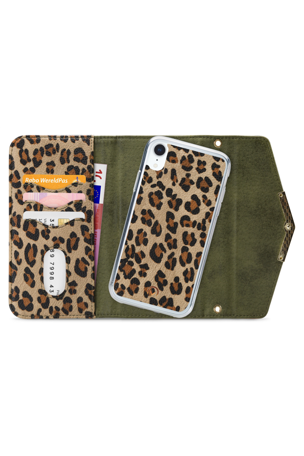 Mobilize 2In1 Gelly Clutch For Apple Iphone Xr Green Leopard - Afbeelding 4