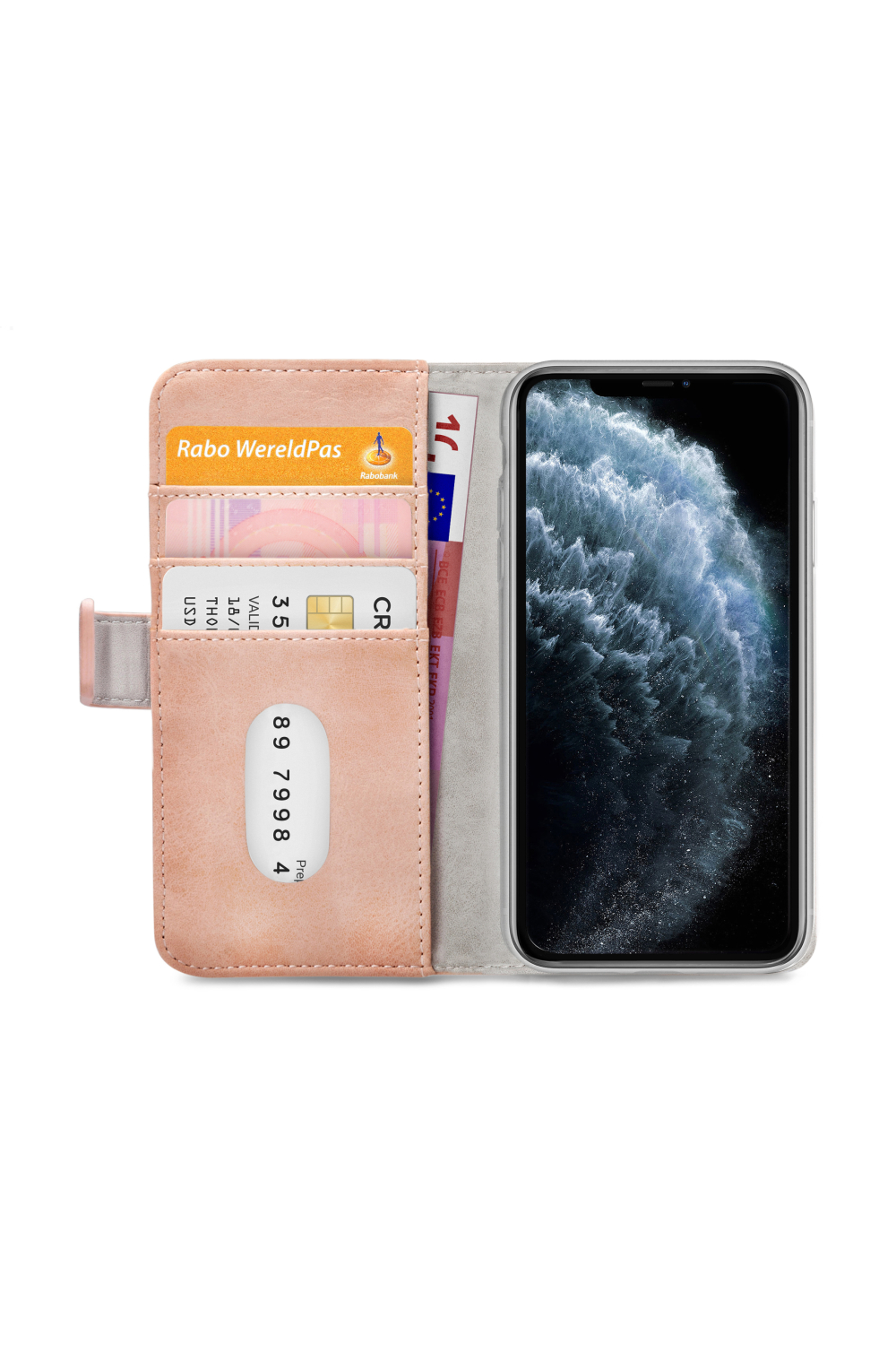 Mobilize Elite Gelly Wallet Book Case Apple Iphone 11 Pro Max Soft Pink - Afbeelding 4