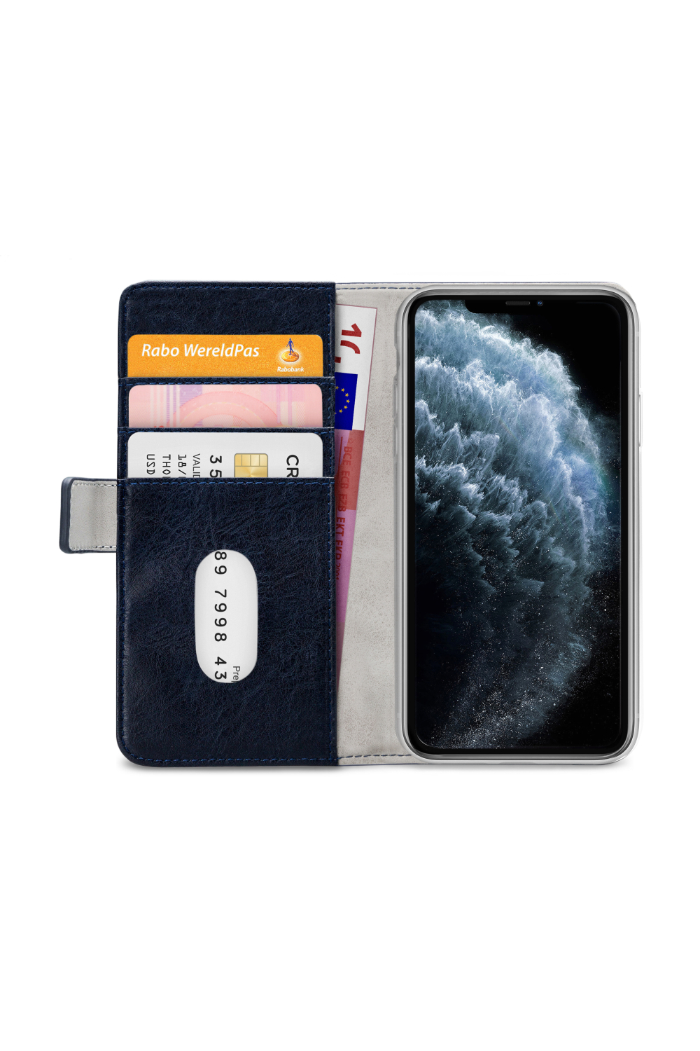 Mobilize Elite Gelly Wallet Book Case Apple Iphone 11 Pro Max Blue - Afbeelding 3